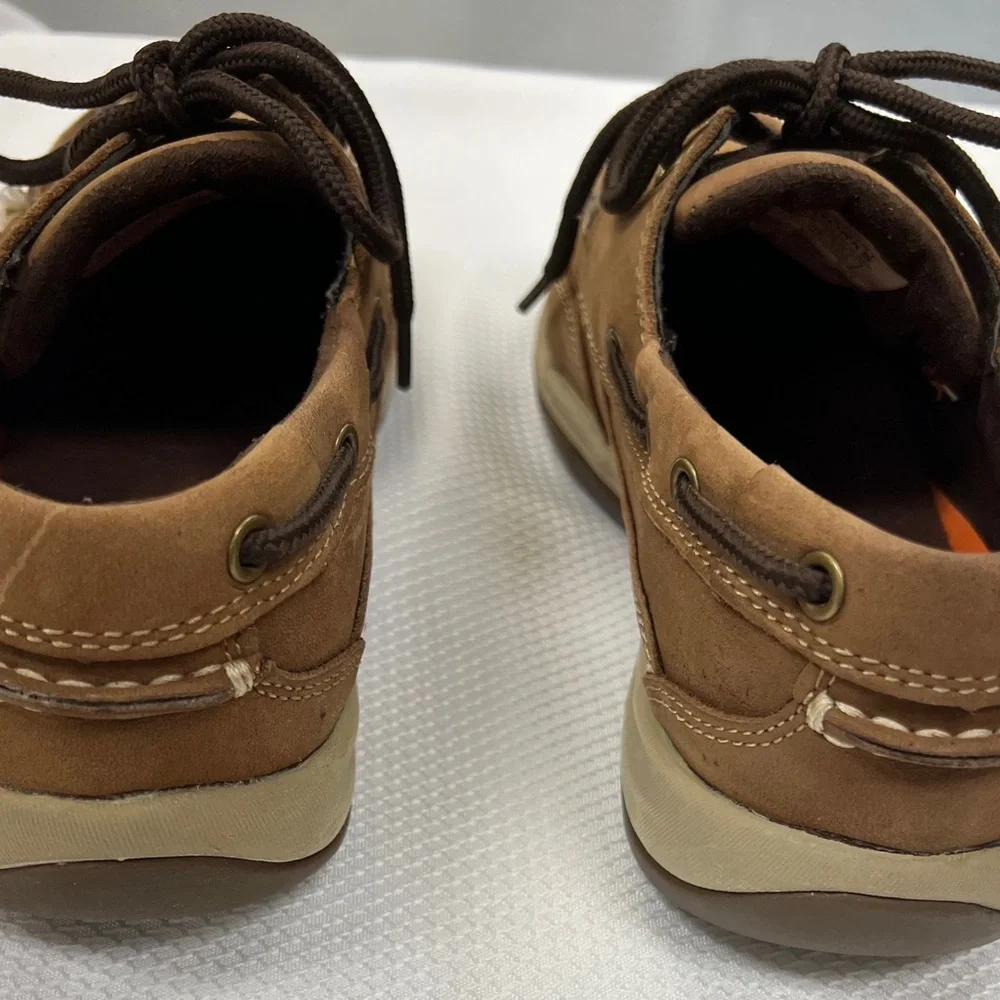 Rockport Works Tan Boat Shoes 8W